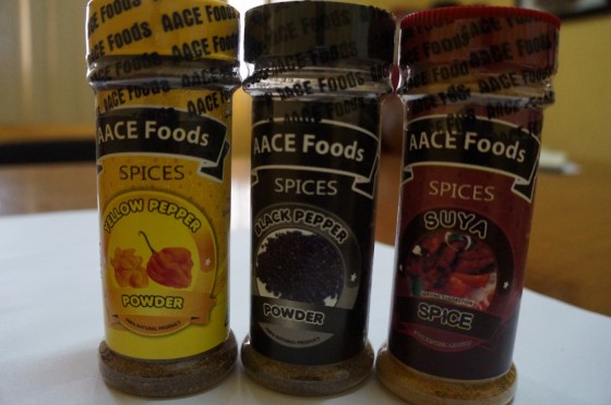 AACE Foods - Yellow Pepper, Black Pepper, & Suya Pepper