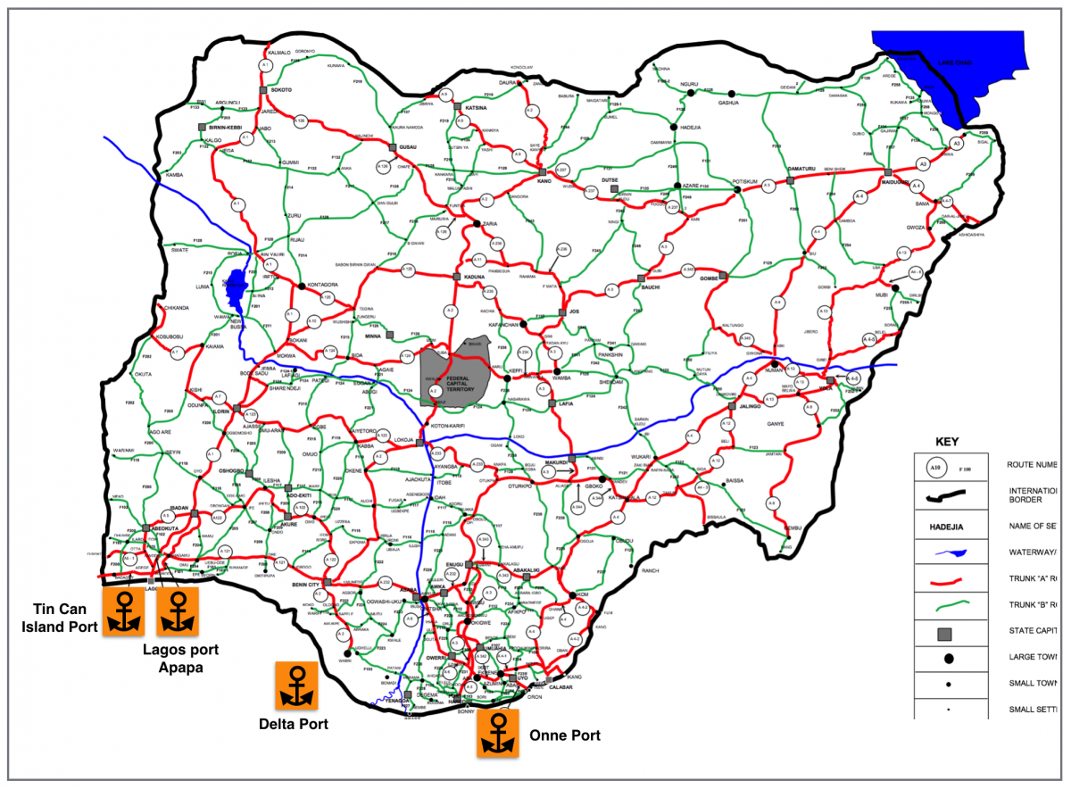 Ports and Roads in Nigeria